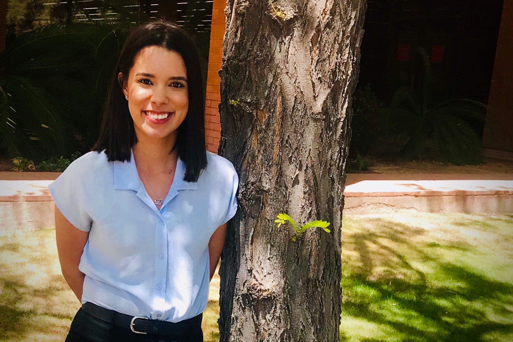 Triple major first in family to graduate from college Erika Flores